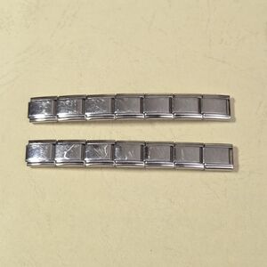 *3 for $30* Italian Charm Bracelet Blank Links - 14 pcs